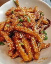 Crispy honey chilli potatoes with sesame [OC][1250X4250] - Visit moreplz_com for the best food recipes! #foodporn #food #foodie #nom #tasty #delicious #foods #foodlover.webp